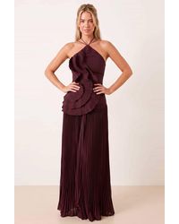 Style Cheat - Pleated Halter Tie Dress - Lyst