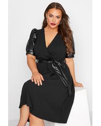 Yours - Wrap Dress - Lyst