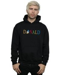 Disney - Donald Duck Letters Hoodie - Lyst