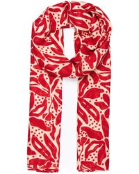 SARTA - Allie Lightweight Floral Scarf - Lyst