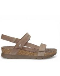 TruClothing - Selma B18 Wedge Suede Leather Sandals - Lyst