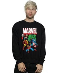 Marvel - Hero Group Sweatshirt - Lyst