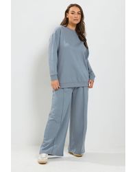 Yours - Sweatshirt & Jogger Set - Lyst
