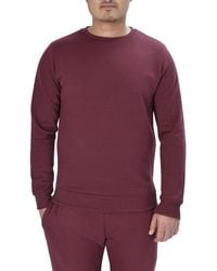 Smart Living - Classic Plain Crew Neck Long Sleeve Pullover Sweatshirt Jumper - Lyst