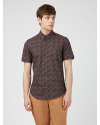 Ben Sherman - Texture Print Shirt - Lyst