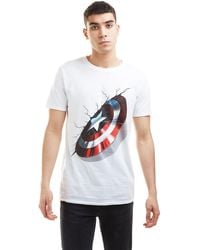 Marvel - 3D Shield Cotton T-Shirt - Lyst