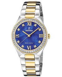 Festina - Stainless Steel Classic Analogue Solar Watch - F20659/2 - Lyst