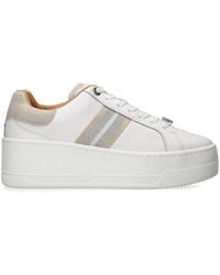 Carvela Kurt Geiger - 'connected Tape' Leather Trainers - Lyst