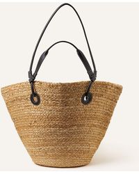 Accessorize - Large Jute Winged Beach Bag - Lyst