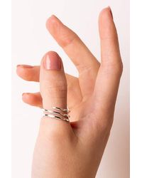 Otis Jaxon London - Sterling Corkscrew Spiral Ring - Lyst