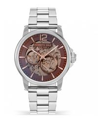 Kenneth Cole - Stainless Steel Fashion Analogue Automatic Watch - Kcwgl2124704 - Lyst