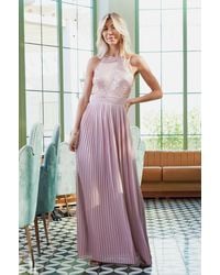 TFNC London - Serene Sequin Mauve Maxi Dress - Lyst