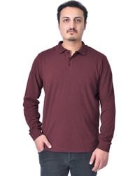 Smart Living - Classic Long Sleeve Polo Shirt For Casual & Sports Wear - Lyst