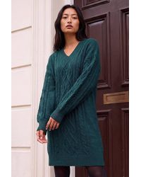 Roman - Petite Cable Knit Shift Dress - Lyst