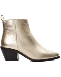 Dune - 'papz' Leather Ankle Boots - Lyst