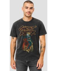 Marvel - Ghost Rider From Hell T-Shirt, Vintage Wash - Lyst