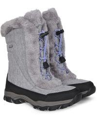 Mountain Warehouse - 'Ohio' Waterproof Lightweight Non Slip Grip Lace Up Winter Snow Boots - Lyst