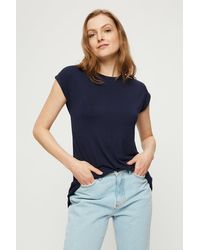 Dorothy Perkins - Navy Relaxed Longline T-shirt - Lyst