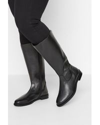 Yours - Wide & Extra Wide Fit Knee High Boots - Lyst
