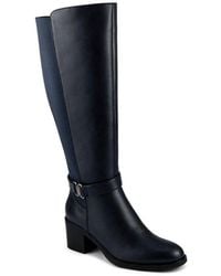 Pavers - Block Heel Long Boots - Lyst