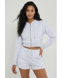 Stylewise - Piping Detail Hoodie & Shorts - Lyst