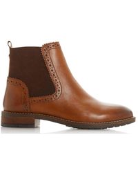 Dune - 'quant' Leather Chelsea Boots - Lyst