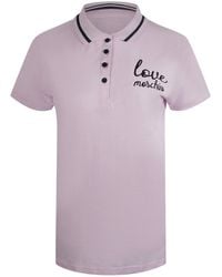 Love Moschino - Short Sleeve Polo Shirt - Lyst