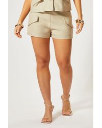 MissPap - Pocket Front Micro Short Co Ord - Lyst