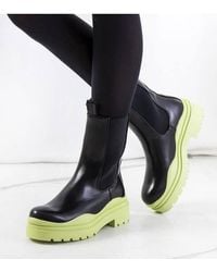 Love Lace - Nester Slip On Ankle Boots With Wavy Sole Autumn Winter - Lyst
