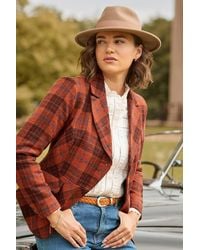 Joe Browns - Autumn Days Asymmetric Check Jacket - Lyst