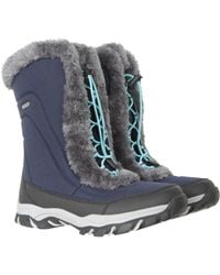 Mountain Warehouse - 'Ohio' Waterproof Lightweight Non Slip Grip Lace Up Winter Snow Boots - Lyst