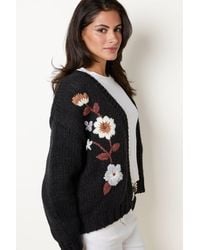 Blue Vanilla - Long Sleeve V-Neck Cardigan - Lyst