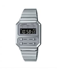 G-Shock - Collection Stainless Steel And Plastic/resin Watch - A100we-7bef - Lyst