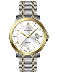 EverSwiss - Classic Gold Plated Stainless Steel Fashion Analogue Watch - 4138-lts - Lyst