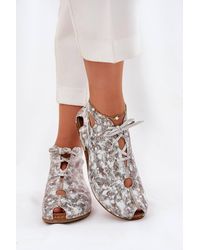 Love Lace - Everyday Comfortable Lace Up Boots With Cut-Outs - Lyst