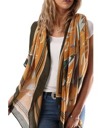 SARTA - Flying Fish Tasselled Lightweight Scarf - Lyst
