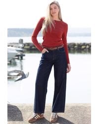 Kite - Wareham Wide Leg Denim Jeans - Lyst