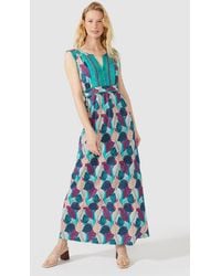 Mantaray - Jungle Flower Jersey Maxi Dress - Lyst