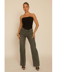Rebellious Fashion - Mesh Boned Corset Top - Lyst