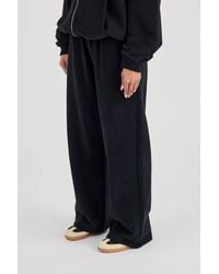 CERNUCCI - C Embroidered Wide Leg Jogger - Lyst