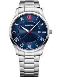 Wenger - City Classic Stainless Steel Classic Analogue Watch - 01.1441.137 - Lyst