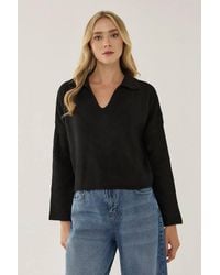 Hiccup - Relaxed Fit Shirt Collar Sweater - Lyst