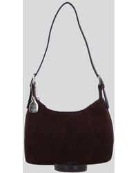 Ashwood Leather - Real Leather & Suede Shoulder Bag With Detachable Crossbody Strap - Lyst