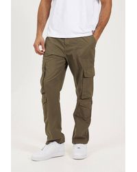 Brave Soul - Cotton Poplin Loose Fit Cargo Trousers - Lyst