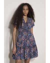 Apricot - Floral Wrap Mini Dress - Lyst