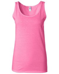 Gildan - Soft Style Tank Top Vest - Lyst