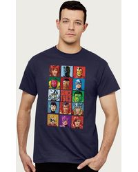 Marvel - Avengers Headshot Tiles Since 1963 T-Shirt - Lyst