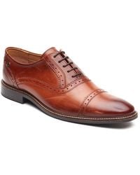 Base London - Ascot Toe Cap Oxford Shoe - Lyst