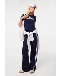 Pink Vanilla - Scotland Embellished Football T-Shirt - Lyst