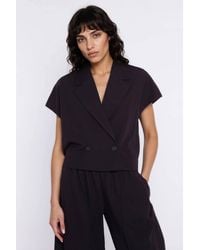 Love Lace - Everyday Viscose Collared Blazer With Buttons - Lyst